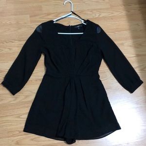 PAPAYA Black Long Sleeve Romper 🖤
